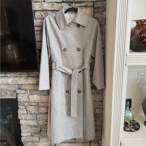 & Other Stories Beige and Gray Coat